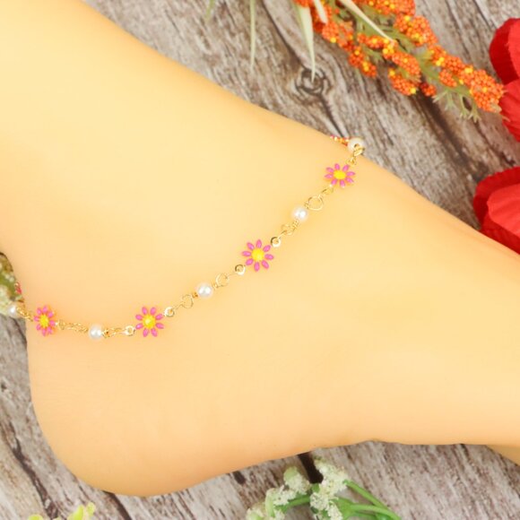 "Dainty Anklet for Women – Elegant Everyday Jewelry & Perfect Gift | MLCRC1217 - Picture 6 of 10